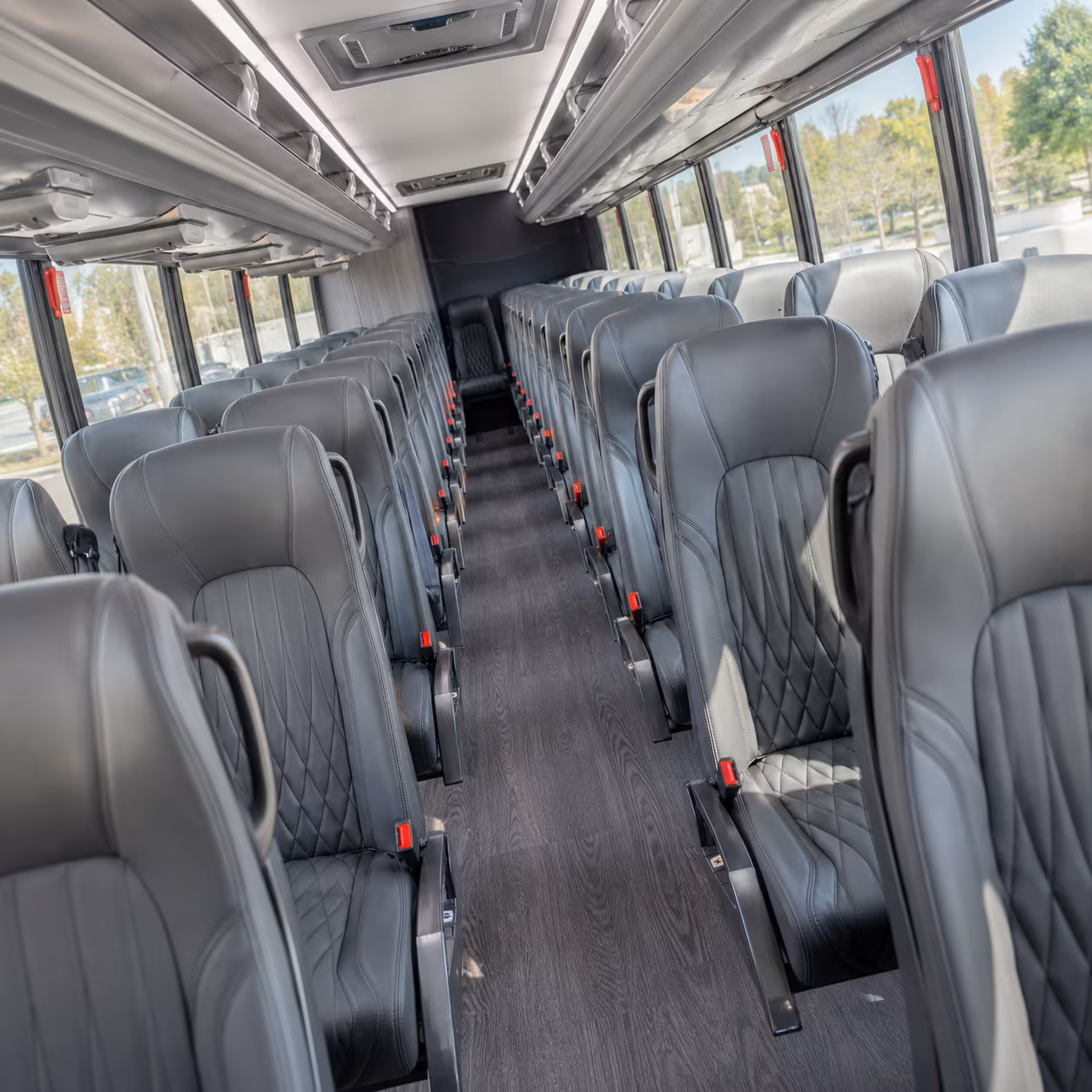 35 passenger minibus interior