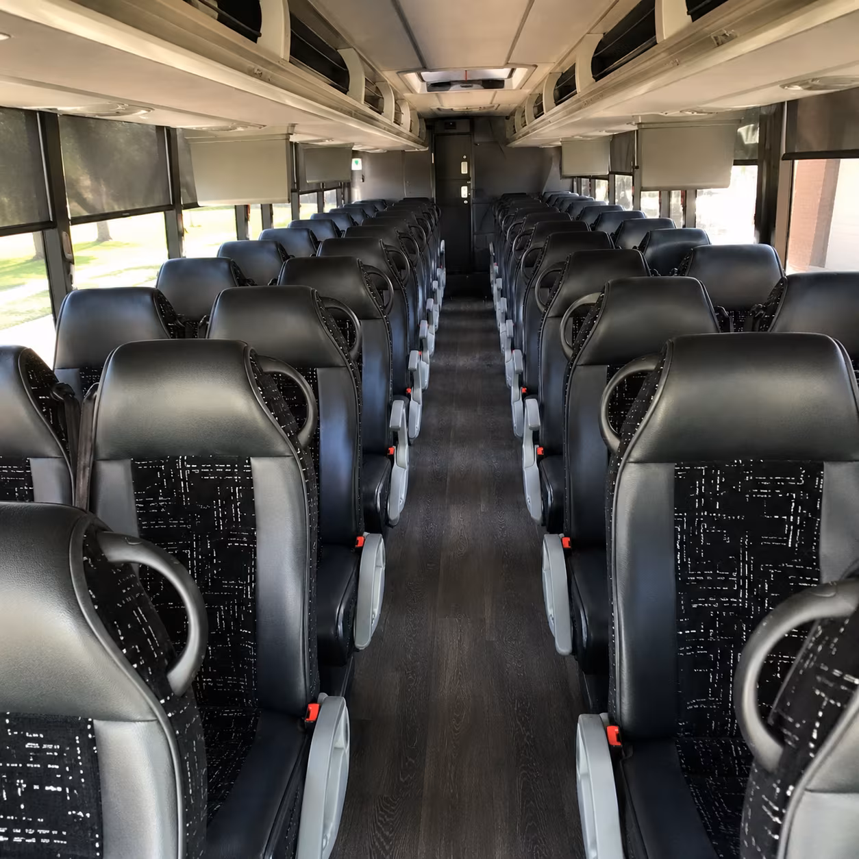 jacksonville charter bus rental interior