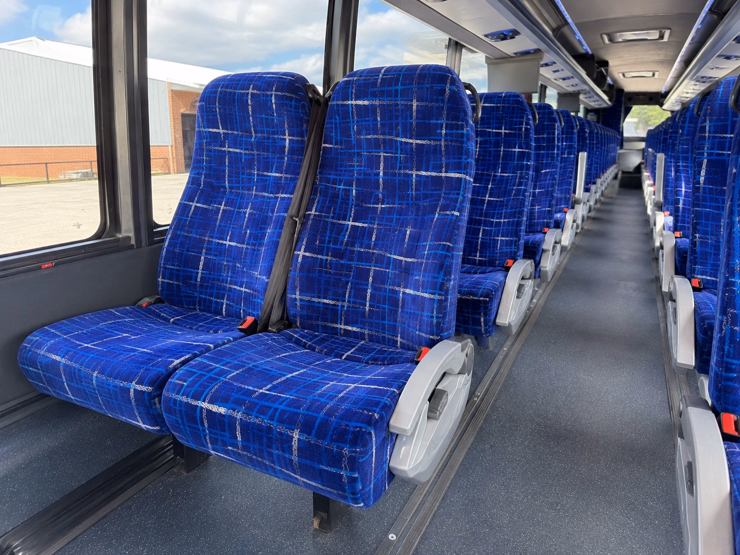 long distance buses to away games and college football stadiums